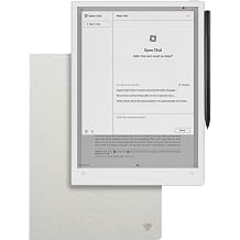 iflytek AINOTE 2 Bundle with Grey Protective Folio case, e Ink, Paper Tablet, smartnote, Digital Notebook