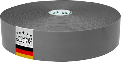 D-Tack Divider Tape 70 mm x 3 mm x 20 m | Sound Insulation in Drywall on Wall, Floor & Ceiling | For U & C Profiles | Single-sided Adhesive PE Foam Tape in Construction Quality | Without Cover Film |