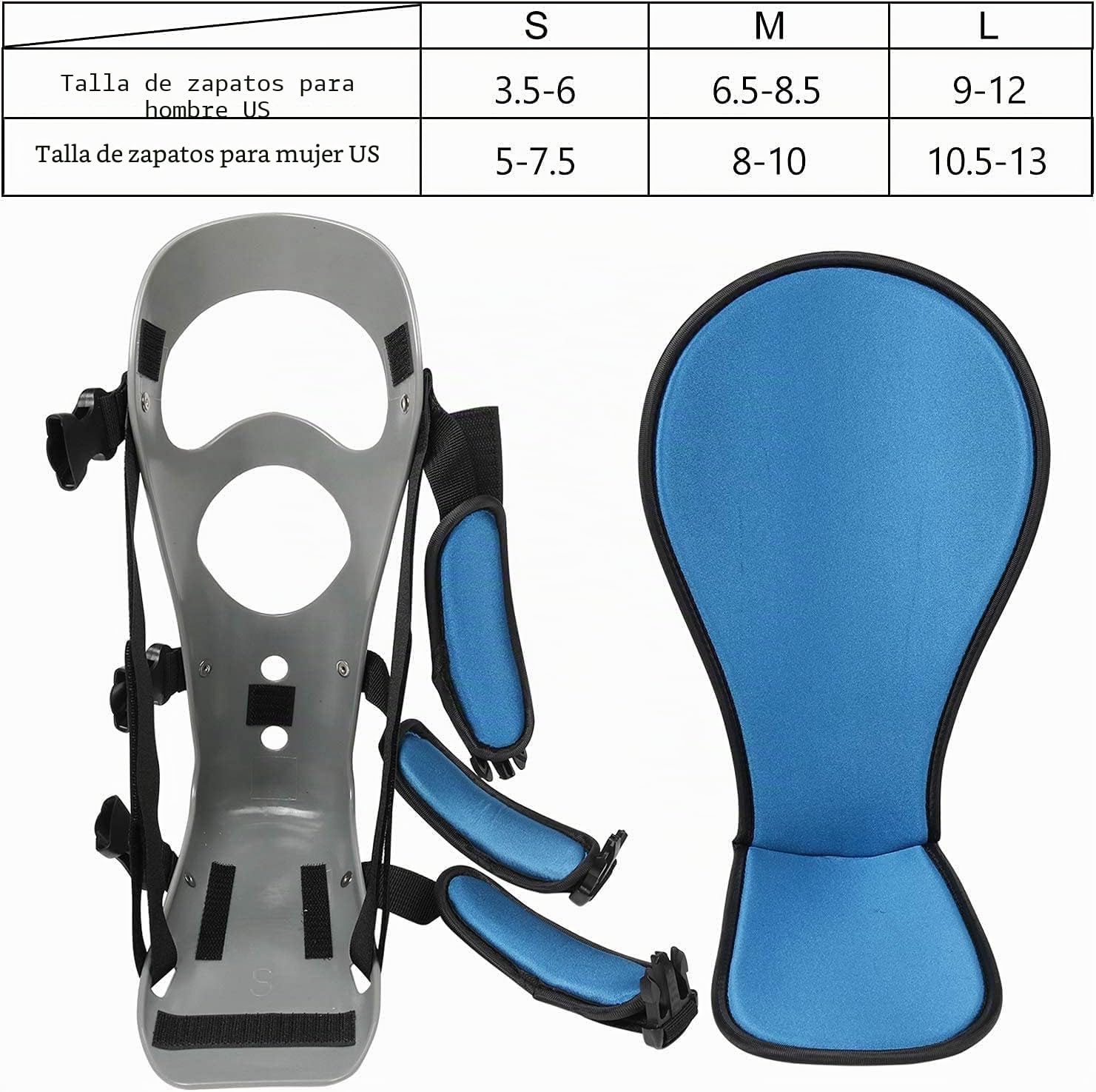 Fascitis plantar Férula Soporte para Pie Bota Tendinitis Brace para Fascia Tendón y pantorrilla Estiramiento Talón Hueso M