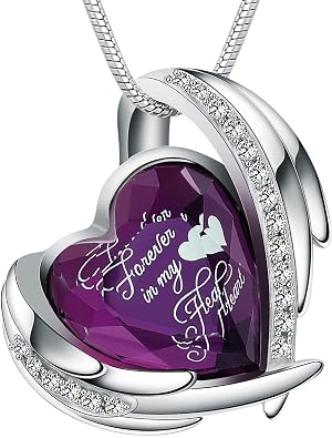 Crystal Heart Urn Necklace for Ashes for Women Stainless Steel Keepsake Pendant Ash Holder Cremation Jewelry