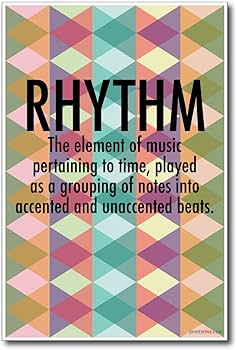 Amazon.com: Rhythm - NEW Music Poster: Teaching Materials: Posters