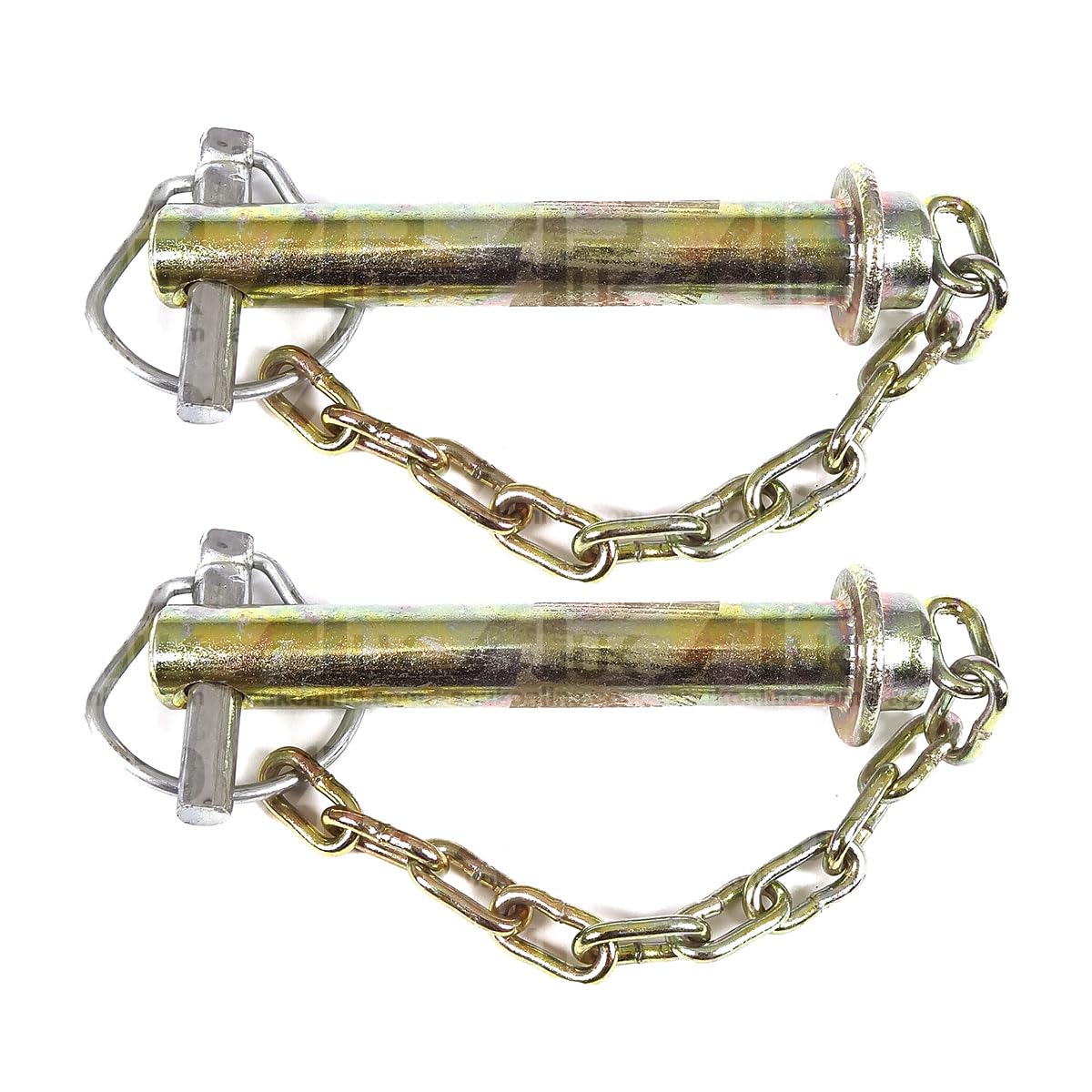2x Tractor Top Link Pin & Linch Pins 19mm x 92mm Cat 1 Linkage Lynch Toplink