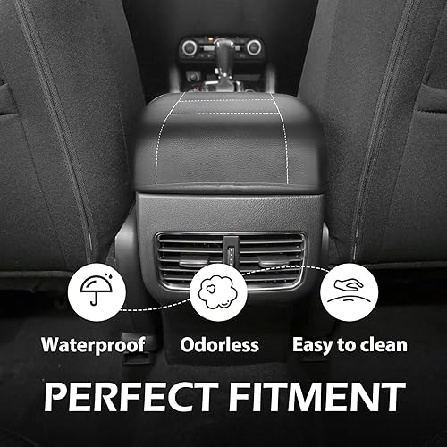 Miniatura 204 de Muslogy Funda de consola central compatible con Honda Pilot 2023 2024 2025, 2024 2025 2026 Ridgeline/Passport Accesorios para apoyabrazos, tapa