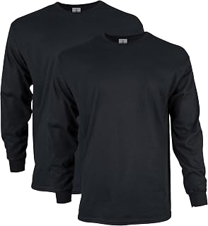 Gildan G2400 Ultra Cotton Adult Long Sleeve T-Shirt - Heavyweight 100% Cotton, Classic Fit for Everyday Comfort