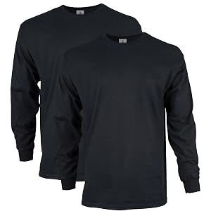 Gildan Adult Ultra Cotton Long Sleeve T-Shirt Style G2400 Multipack