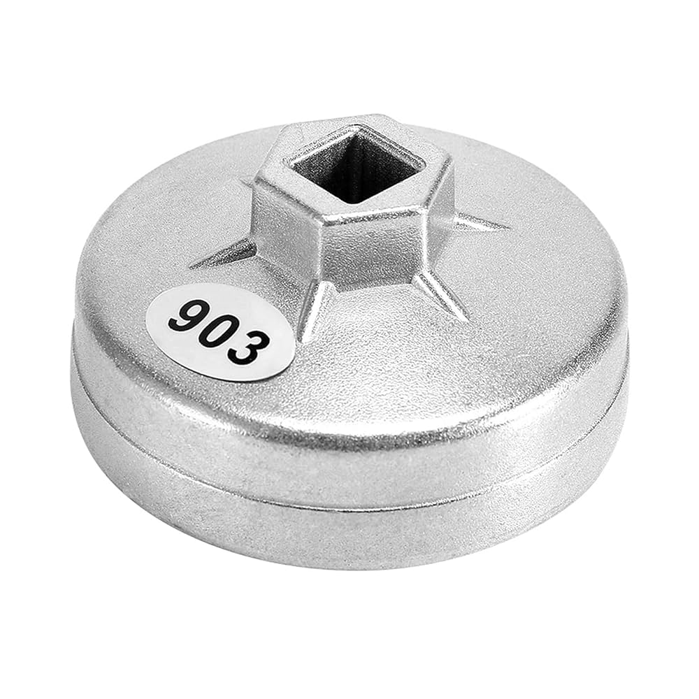 Chiave Per Filtro Olio In Alluminio - 74mm 14 Flauti, Per Tappi Filtro Olio - Compatibile Con Cricchetto 3/8", Ideale Per Auto E Moto - Foto 9