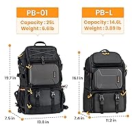 【色: PB-01】TARION Pro PB-01 カメラバッグ ショルダーバ Amazon.co.jp: [TARION] Pro PB-01 プロ級カメラバックパック25L