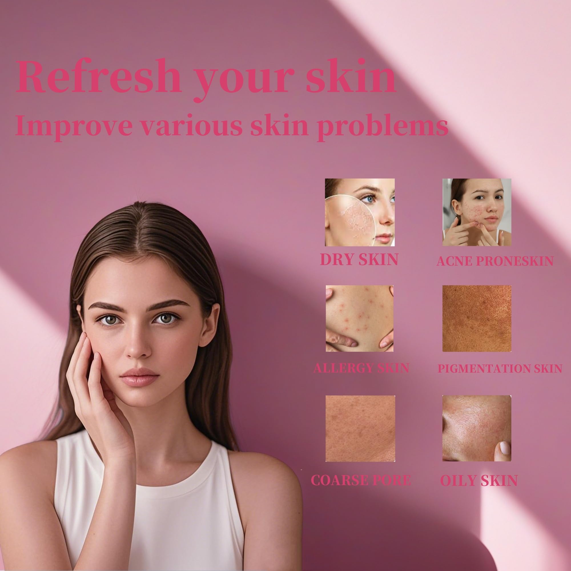 Facial Steamer, Nano Ionic Face Steamer for Facial Deep Cleaning
