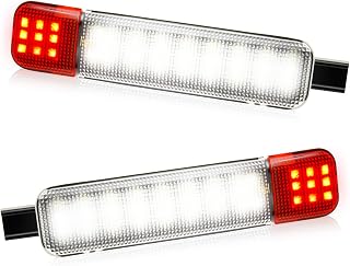 Antline LED 내부 도어 패널 조명 무료 경고 램프 어셈블리 1999-2006 쉐보레 실버라도/GMC 시에라 1500, 2002-2006 아발란치 및 1995-2006 타호 픽업과 호환 (2개)