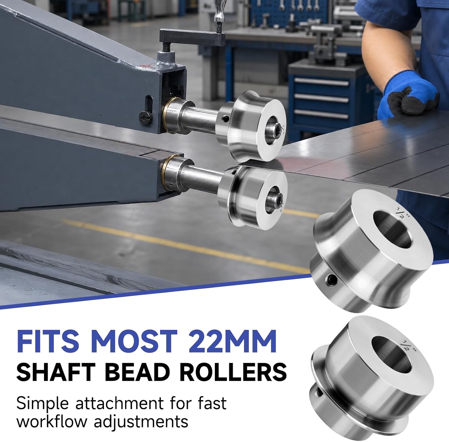 8PCS Bead Roller Radius Die Set for Sheet Metal