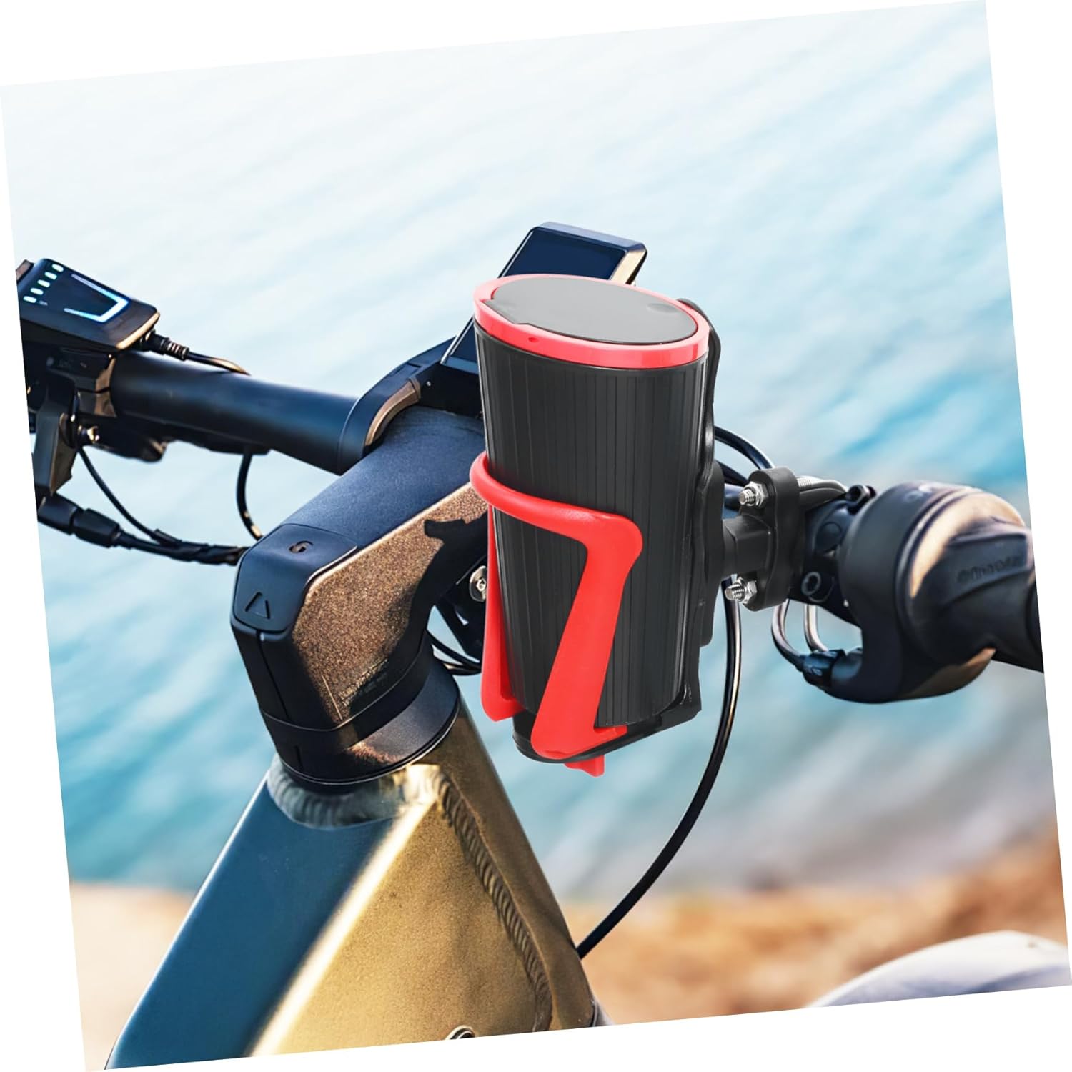 POPETPOP 5pcs Motorcycle Adjustable Bottle Holder Versatile Bike Drink Cage for Water Bottles Cups Tumblers Easy Installation Outdoor Accessory for Mountain Motorcycles