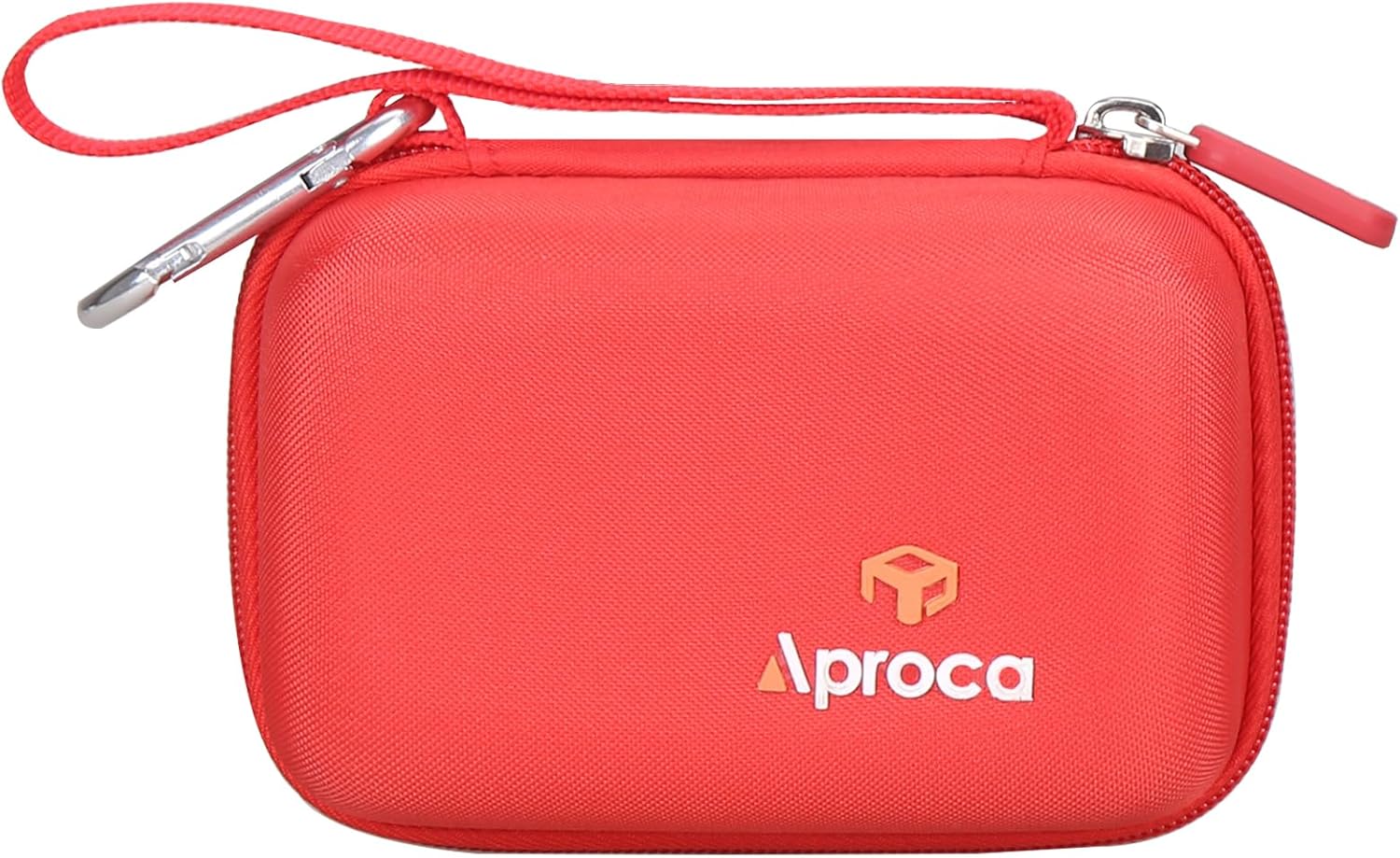 Aproca Case Compatible with JBL Go 4 / Go 3 Ultra-Portable Waterproof Dustproof Bluetooth Speaker, Portable Storage Bag for Accessories -Red (Case Only) - Image 5