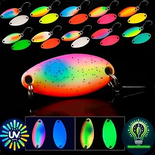 Glow Spoon Forelle UV-aktiv 10 Stück + Spoonbox