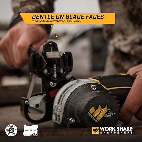 Vista 7 de Work Sharp Ken Onion Herramienta Afiladora de Cuchillos - Sistema de Afilado de Cuchillos Ajustable - Para Cuchillos, Tijeras, Hojas Dentadas