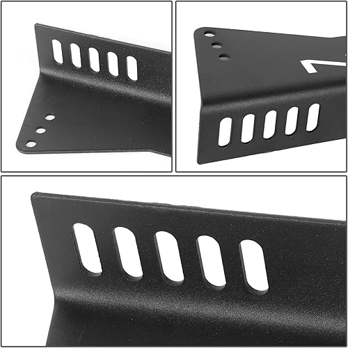 Miniatura 3 de NRG Innovations NRG-RSC-100MB - Kit de soporte de montaje lateral ajustable para asiento de carreras, cubo de acero suave, recubrimiento en polvo