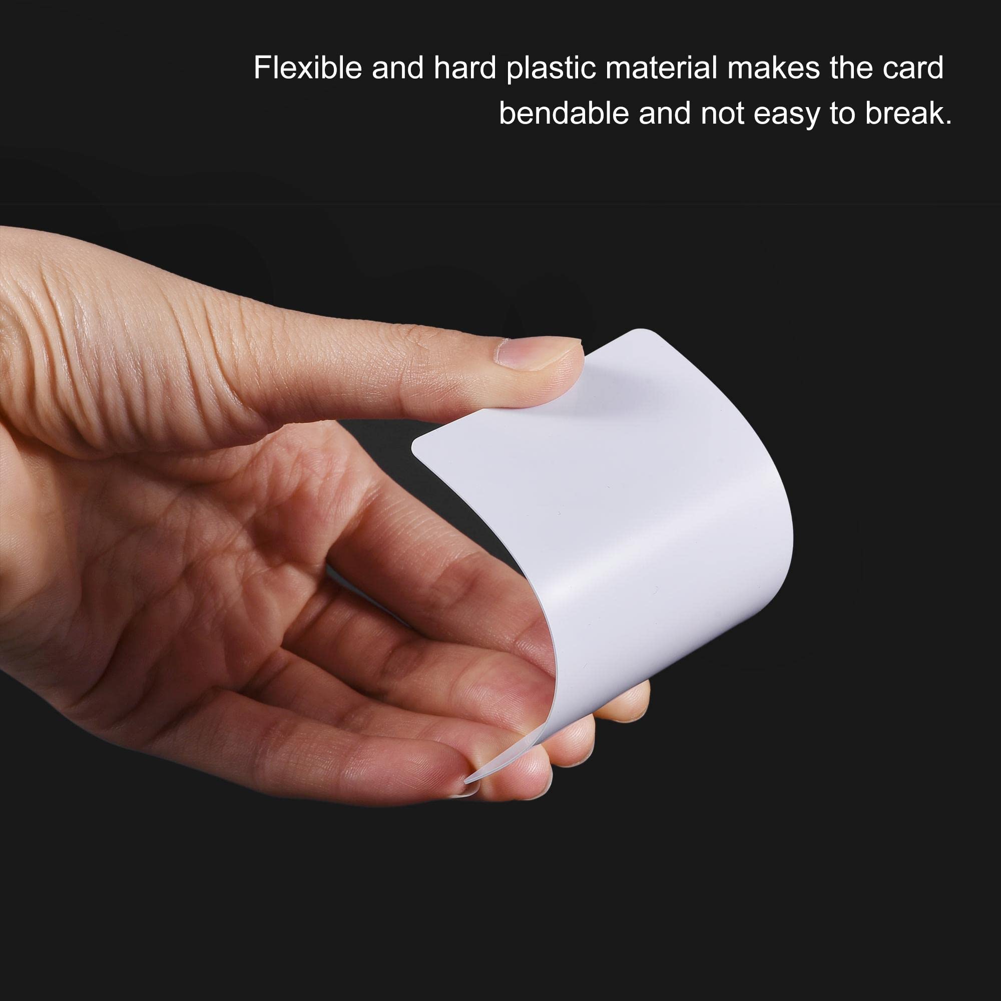 Angoily 20pièces Cartes Pvc Imprimables Vierges Blanches Doubles Faces Lot De Cartes Plastique Format Crédit Pour Bureau Badge Étudiant Contrôle Transports Angoily 20pièces Cartes Pvc Imprimables Vierges Blanches Doubles Faces Lot De Cartes Plastique Format Crédit Pour Bureau Badge Étudiant Contrôle Transports