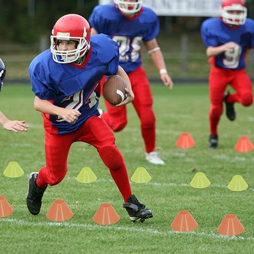 Miniatura 5 de Juego de 20 mini conos de disco de fútbol, marcadores de entrenamiento de fútbol PE para entrenamiento deportivo, fútbol, baloncesto, patinaje,