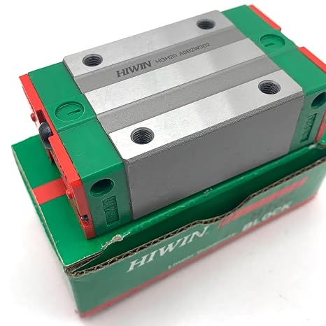 HIWIN Linear Guide HGH20CA HGH20 HGH20CAZ0C/ZAC 25.4x44x77.5mm GK Block Linear Carriage/Slider/Rail Bearings Motion Control for CNC Machine Parts 3D Printer Automation Industry Semi-Conductor