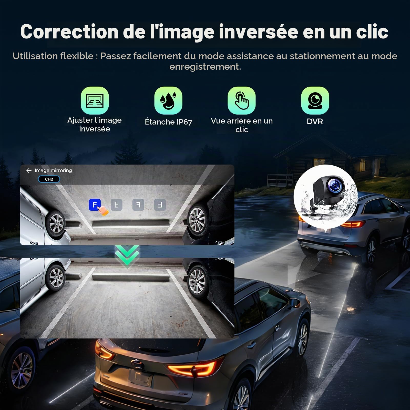 LAMTTO Autoradio Écran CarPlay sans Fil avec Google-Play & Gemini AI,11 Pouces AppIe Car Play Portable Android Auto avec 8-core 4+64 GB Net-flix Youtube/Caméra de Recul/Airplay/Bluetooth/Navigation/FM