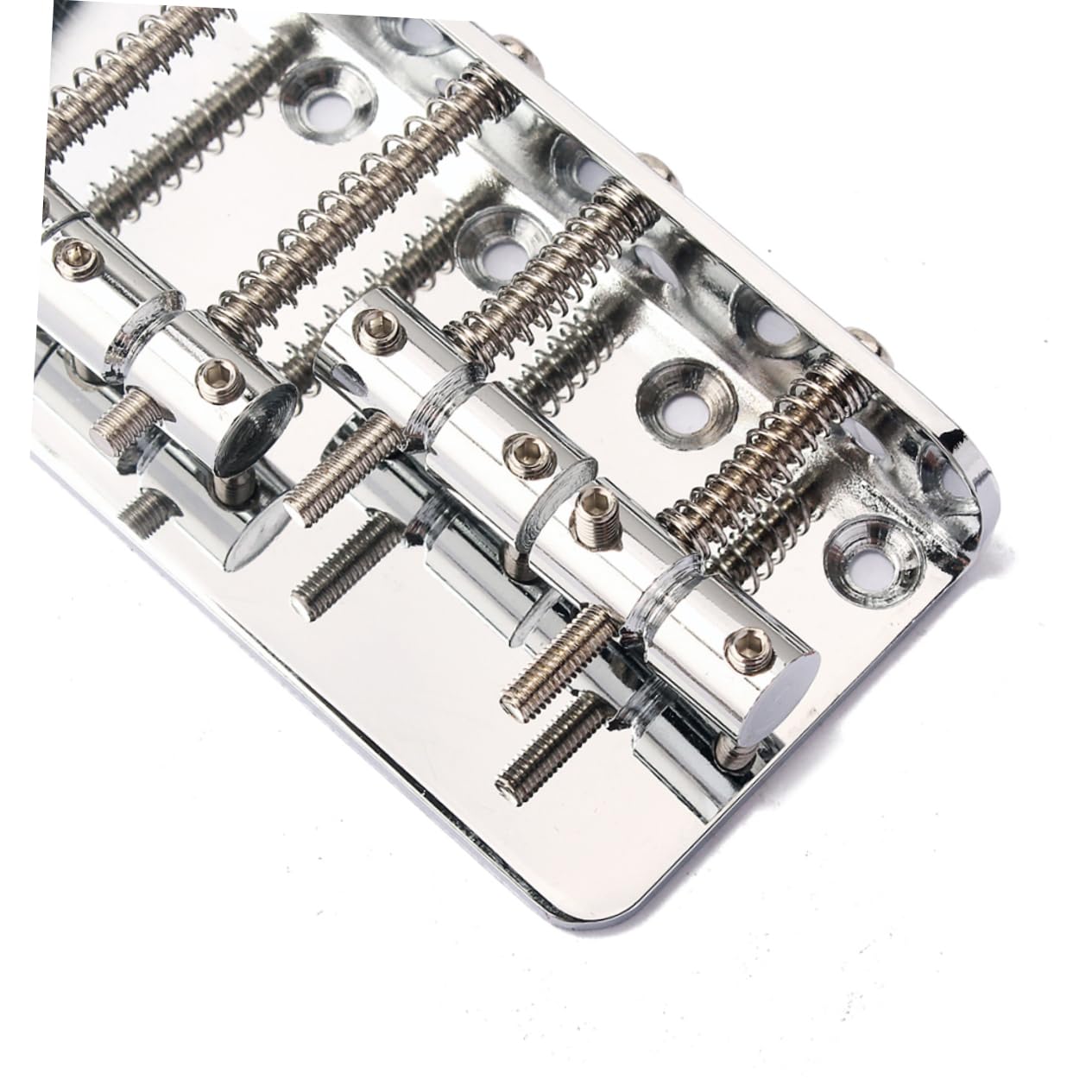 Levemolo Ga1019 Bass Bridge Saddle 4 String Vintage Style 5 Screws Perfect for Jazz or Bass
