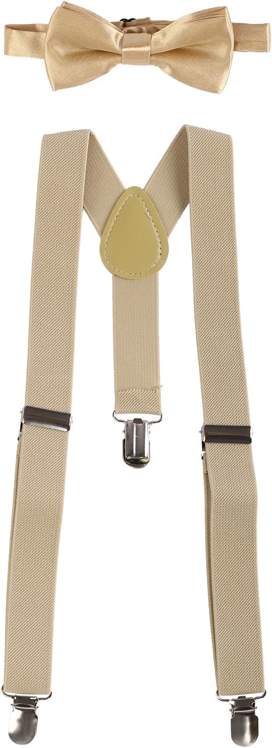 IBTOM CASTLE Baby Boys Cake Smash Outfit First Birthday Bloomers Bowtie Suspenders Clothes set - Image 2