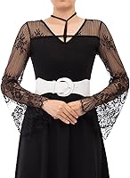 Vista 24 de GRACE KARIN Cinturón de cincha elástico ancho para mujer, cinturón vintage con hebilla gruesa de 3 pulgadas, S-XXXXL