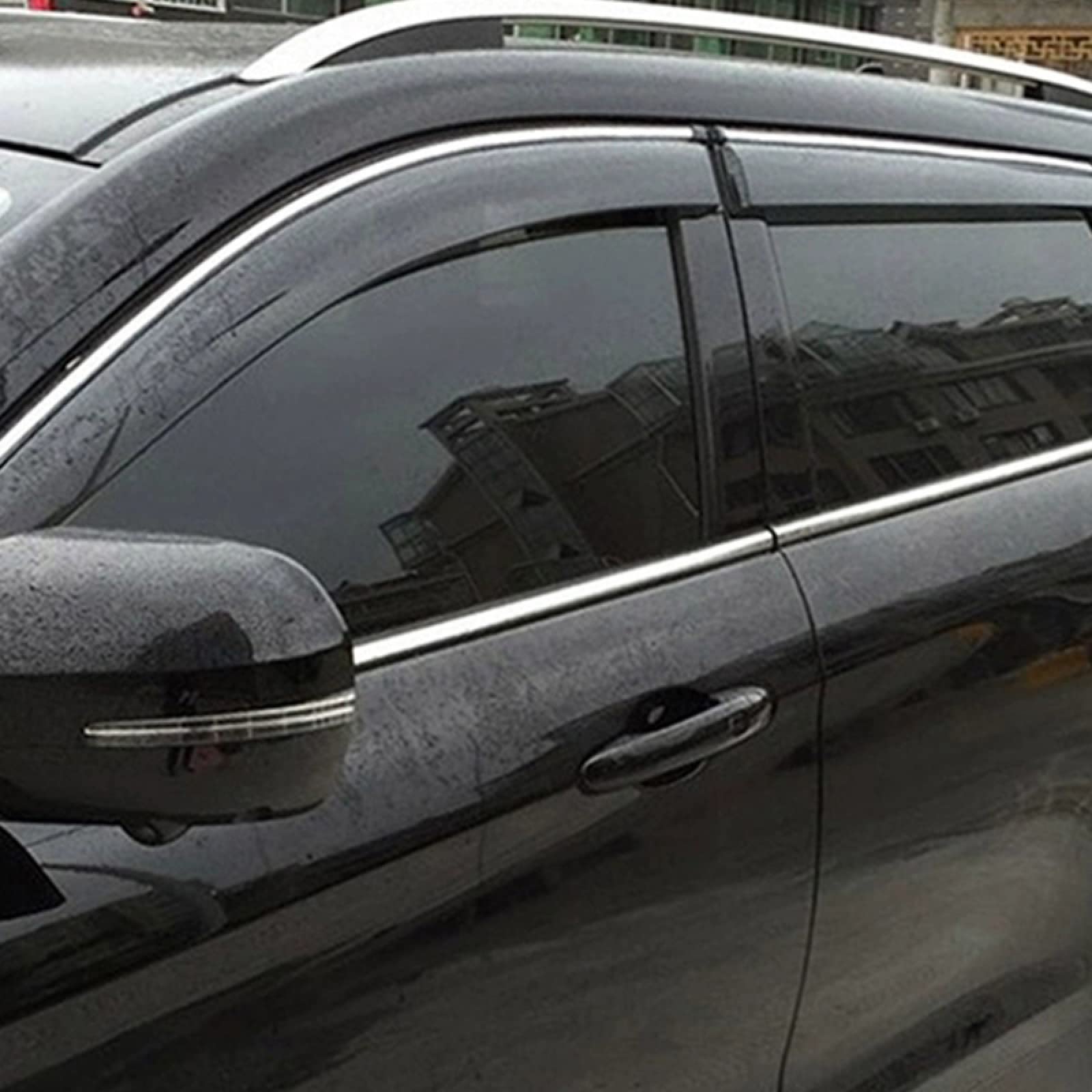pour Chevrolet Captiva 2012-2020, déflecteur de fenêtre latérale Acrylique Soleil déflecteur de Pluie Bouclier météo Accessoires de Protection de Voiture