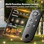 addlon 50FT Solar Lights Outdoor with Remote, 27 Shatterproof G40 Bulbs, Solar Powered & USB Charging Solar Outdoor Lights, Dimmable Waterproof Solar String Lights for Outside, Camping, Backyard