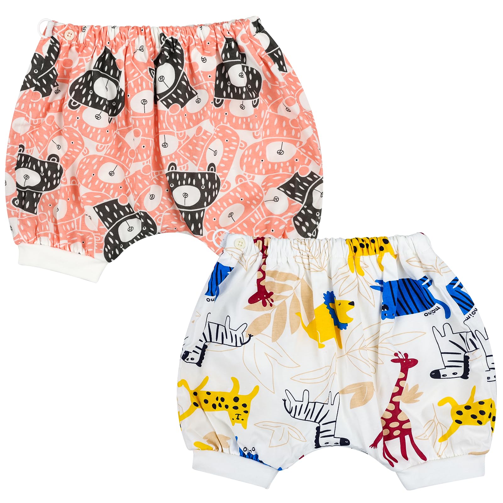 MOEMOE BABY Mutandine di apprendimento Pantaloni da Allenamento Impermeabili Notte gonne per pannolini notturna pantaloni per bambini 2 confezioni