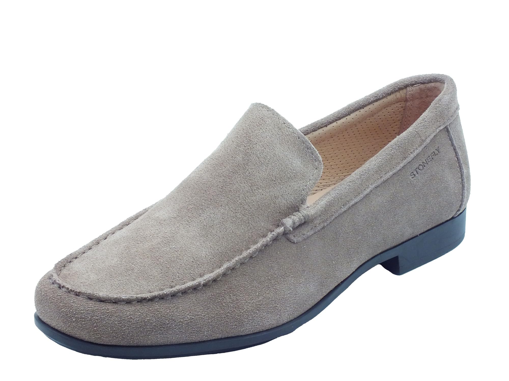 Stonefly 104701 Summer II Cement Mocassini per Uomo in camoscio Grigio Scuro