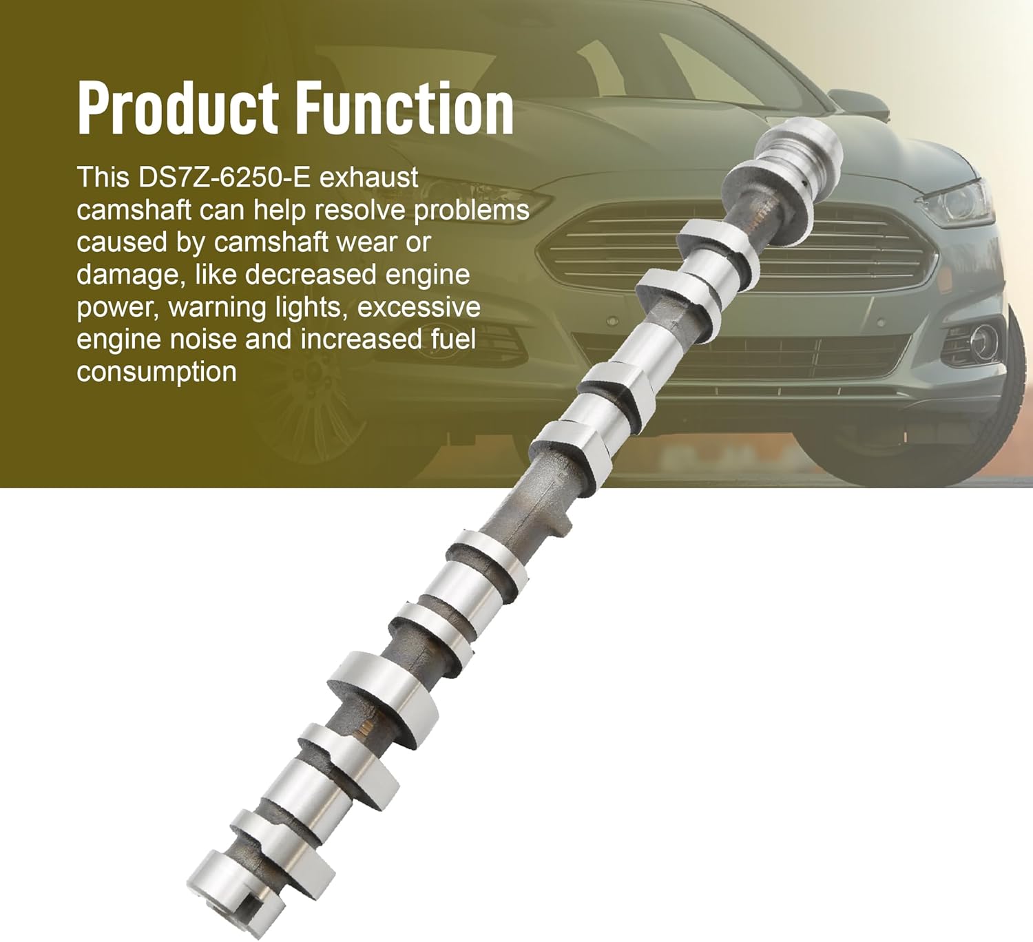 Metal Automotive Engine Exhaust Camshaft Assembly Fit for Ford Escape Fusion 1.5L L4 2014 2015 2016 2017 2018 2019 2020 Replace DS7Z6250E DS7Z-6250-E