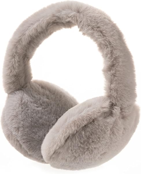 SUNBORRY Orejeras de piel sintética para mujer