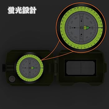 Amazon.co.jp: Proster 方位磁針 高精度コンパス 方位磁石 アルミ合金