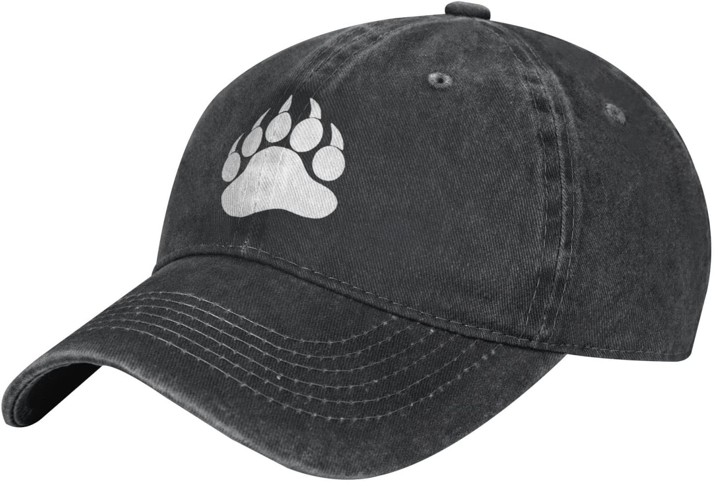 Unisex Cowboy Baseball Cap Gay Bear Pride Paw Adjustable Trucker Cap Baseball Cap