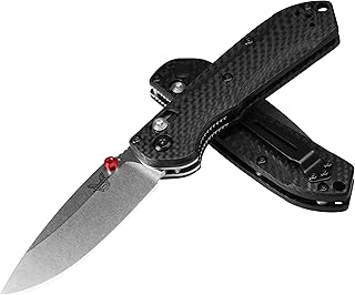 Benchmade - Mini Freek 565-1 EDC Knife with Black Carbon Fiber Handle (565-1)