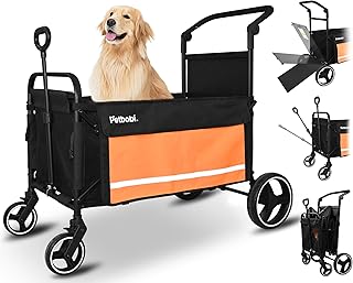 Petbobi Dog Wagon Stroller for Large & Medium Dogs
