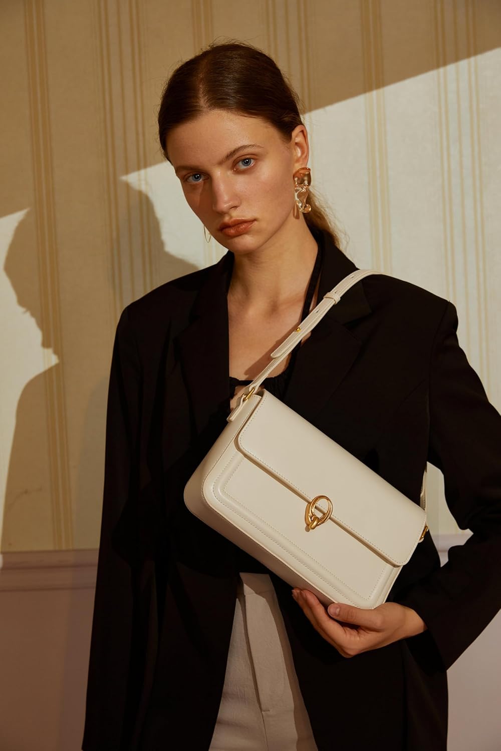 LAFESTIN Split Leather Shoulder Bags For Women with Adjustable Strap, Trendy Crossbody Purses, Designer Inspire Handbags | Split Leather, Trendy, Designer Inspire - Image 7