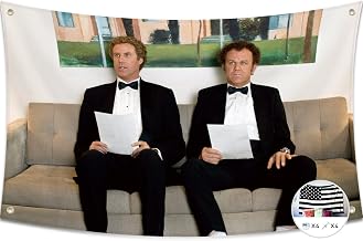 Step Brothers Flag The Interview 3x5 Feet Banner Funny Poster Durable Man Cave Wall Decor Flags with Brass Grommets for College Dorm Room Decoration,Outdoor,Parties,Home,Bedroom,Indoor