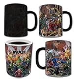 Morphing Mugs DC Comics Trinity Wars Ceramic Mug, Black