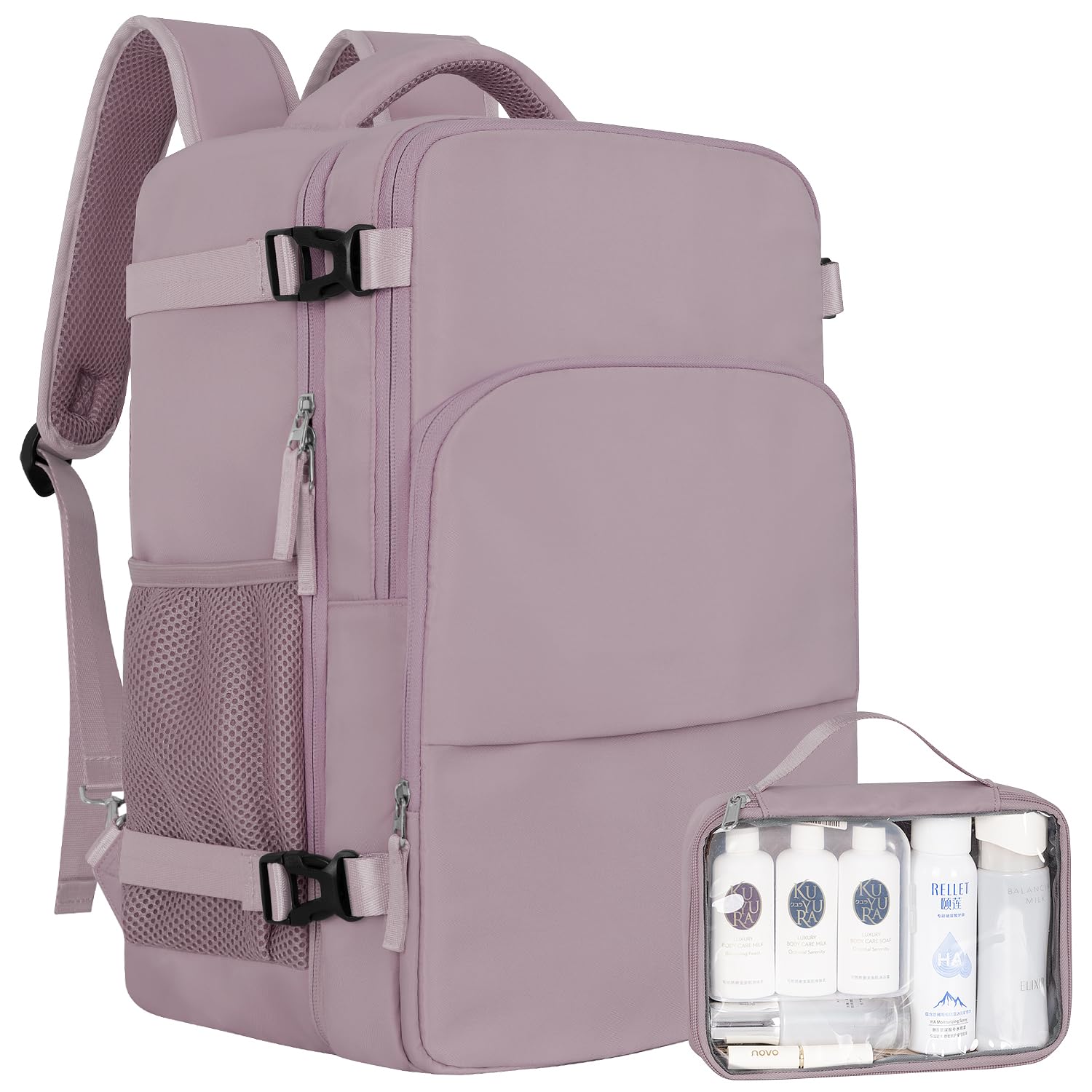 Travel laptop Backpack for Women Personal Item Size Flight Approved 16 Inch Laptop Bag with Multi-Pockets College Computer