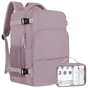 Travel laptop Backpack for Women Personal Item Size Flight Approved 16 Inch Laptop Bag with Multi-Pockets College Computer