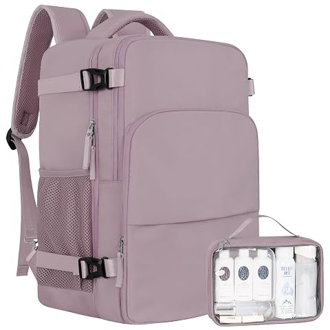 Travel laptop Backpack for Women Personal Item Size Flight Approved 16 Inch Laptop Bag with Multi-Pockets College Computer