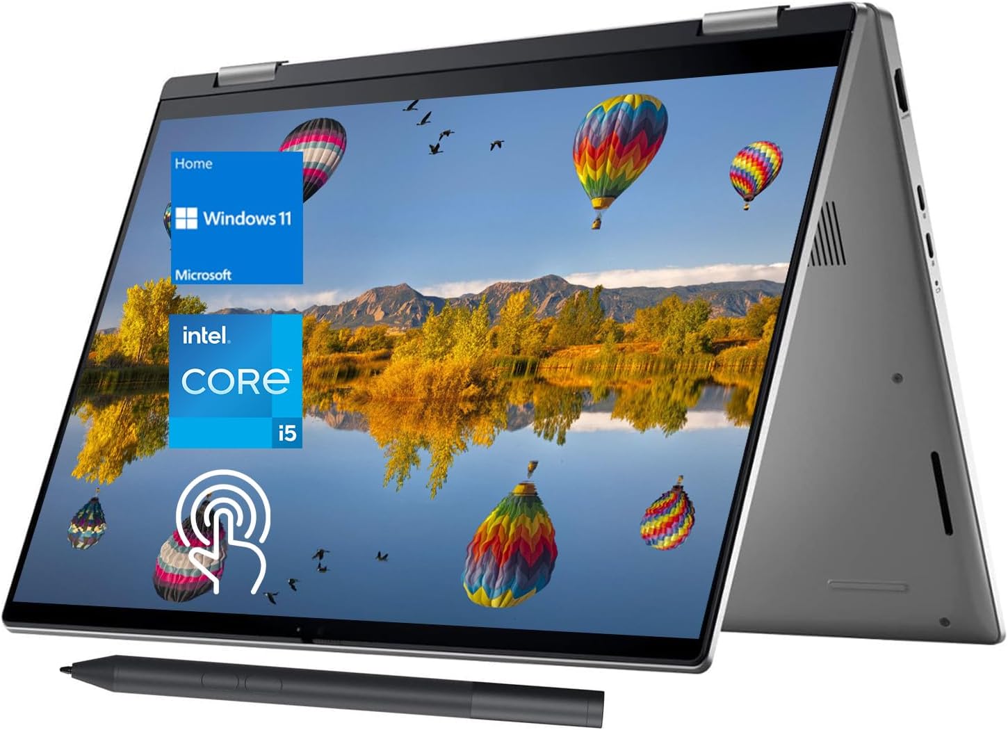 DELL Inspiron 14 7000 2-in-1 Laptop, Intel Core i5-1335U, 14 FHD  Touchscreen Display, 8GB RAM, 256GB SSD, Webcam, Backlit Keyboard,  Fingerprint