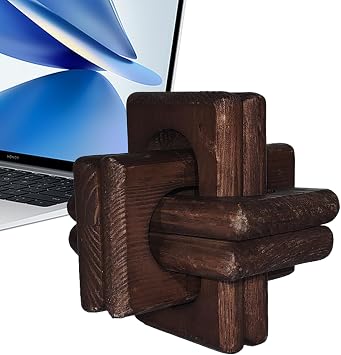 Wood Knot Decor | Hand Carved Coffee Table Decor, Boho Modern Rustic Home Decor Bookshelf Desk Bedroom Shelf Centerpiece Shelf Decor
