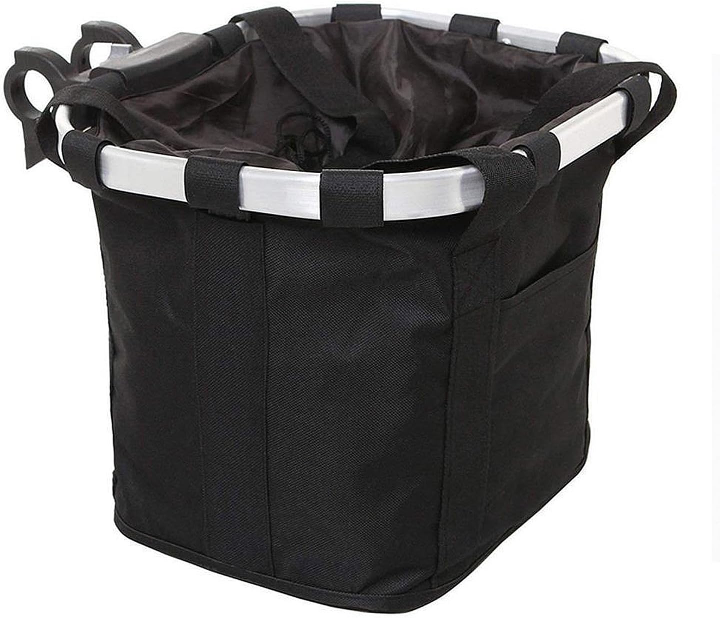 Bike Basket, Folding Front Quick Release Bicycle Basket, Multi-Purpose Bicycle Handlebar Basket, Easy Install Small Pet Carrier for Shopping, Commuter, Camping and Outdoor