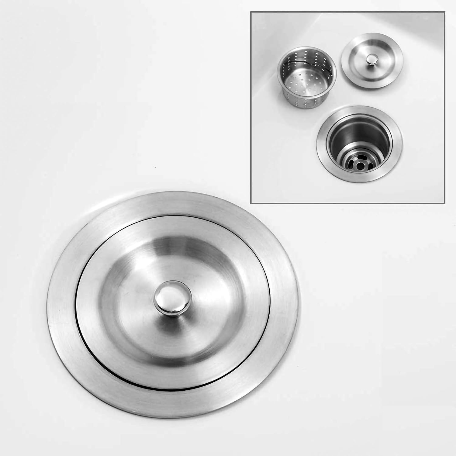 New Arrivals 30 Farmhouse Sink White - Kichae 30 Inch Kitchen Sink Apron Front White Ceramic Porcelain Fireclay Single Bowl Farmer Sink