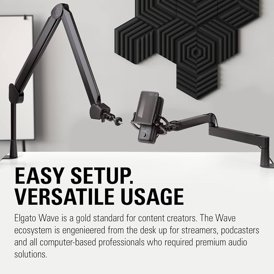 Elgato Wave:3 White - Premium Studio Quality USB Condenser