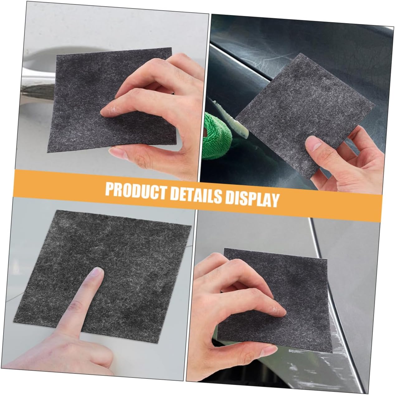 5pcs Nano Sparkle Cloth Car Scratch Repair Kit Car Polishing and Scratch Remover for Vehicles Effective Vehicle Paint Repair Tool