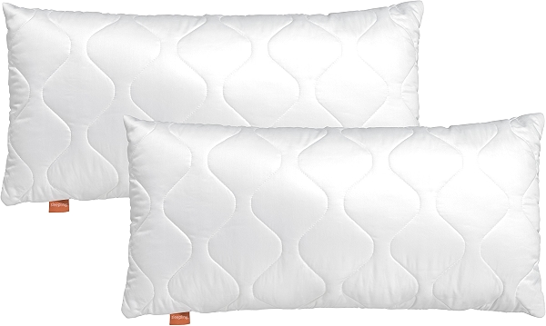 sleepling 196137 Komfort 100 Набор из 2 подушек из микрофибры 30 x 50 см, белого цвета