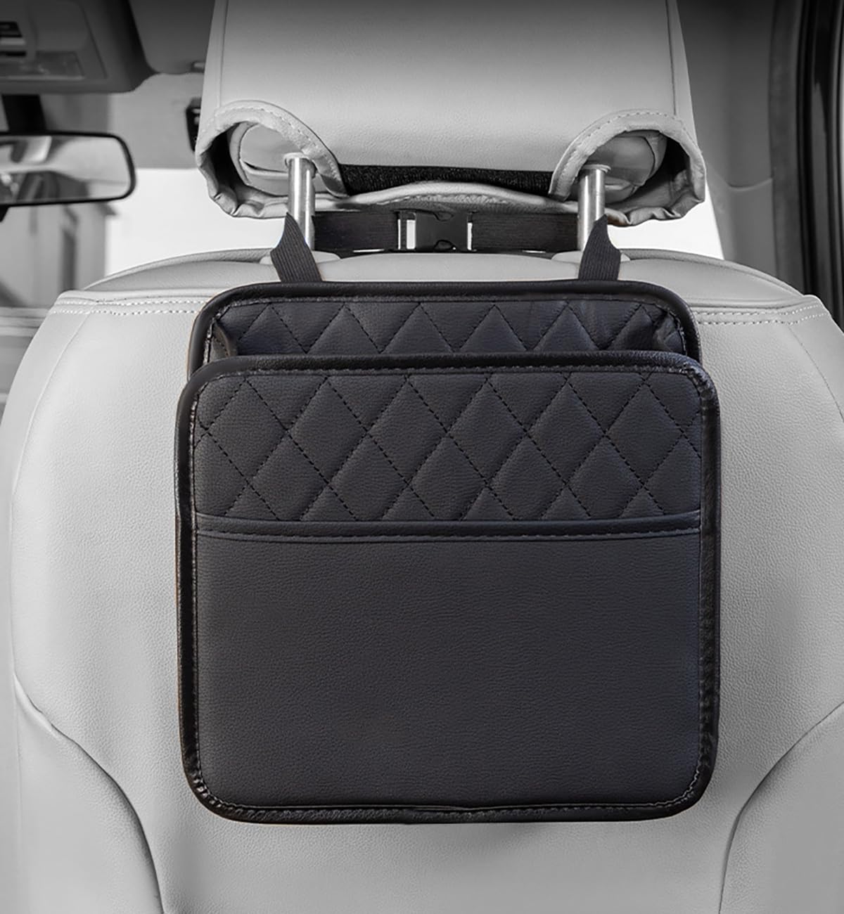 Car Seat Back Organizer for Renault Koleos 2008–2025 SUV, Multifunctional Hanging Car Storage Bag Foldable Car Seat Back Hanging Bag Car Organizer Back Seat